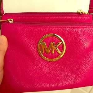 Michael Kors leather crossbody purse